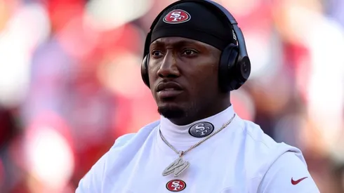 Deebo Samuel wide receiver of the San Francisco 49ers during the 2022 NFL season.