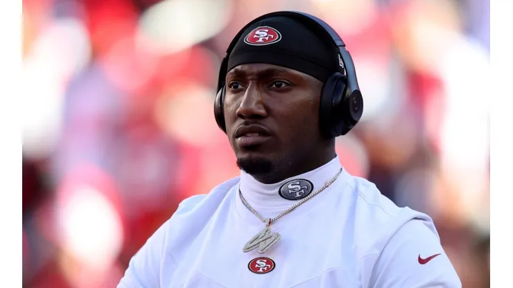 Deebo Samuel wide receiver of the San Francisco 49ers during the 2022 NFL season.