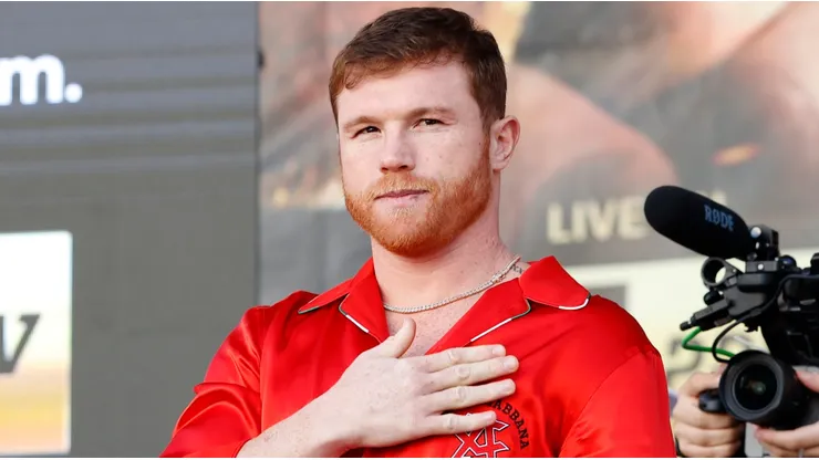 Saul Canelo Alvarez prior to his fight with Gennady Golovkin