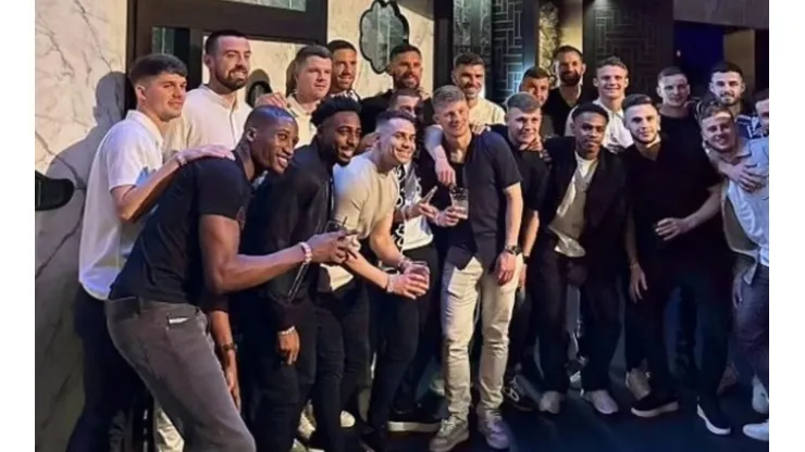 Wrexham squad in Las Vegas