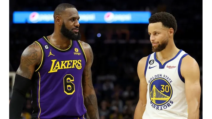LeBron James and Stephen Curry