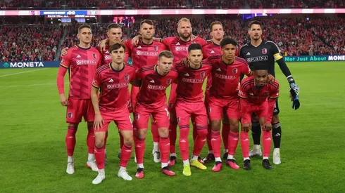 Members of St. Louis Citys starting 11