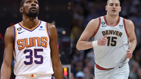 Kevin Durant and Nikola Jokic