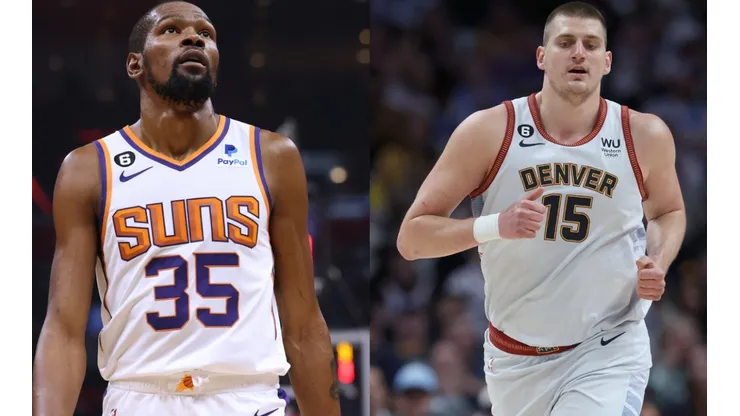 Kevin Durant and Nikola Jokic