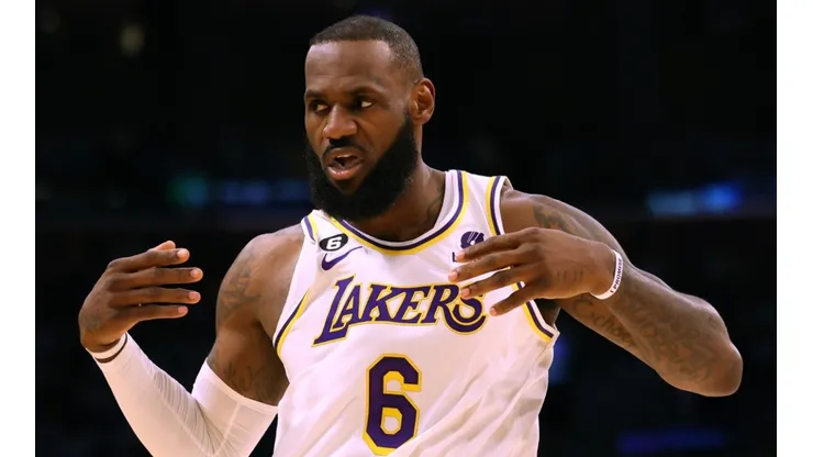 LeBron James of the Los Angeles Lakers during the series against the Memphis Grizllies