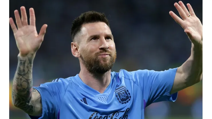 Lionel Messi of Argentina