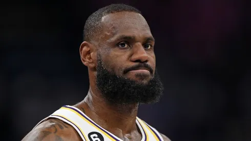LeBron James of the Los Angeles Lakers