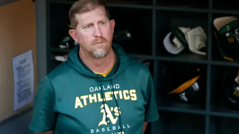 Manager Mark Kotsay of the Athletics
