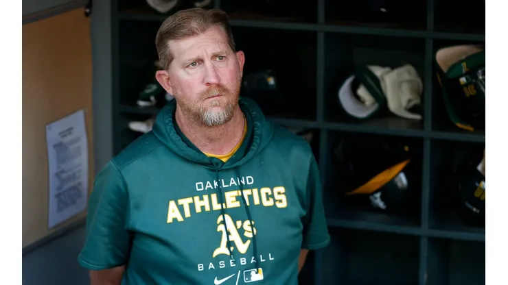 Manager Mark Kotsay of the Athletics