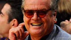 Jack Nicholson during a Lakers game in 2011