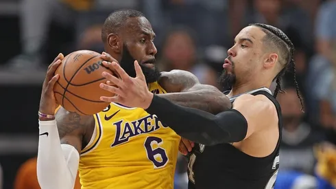 LeBron James and Dillon Brooks