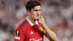 Harry Maguire during the UEFA Europa League quarterfinal second leg match between Sevilla and Manchester United