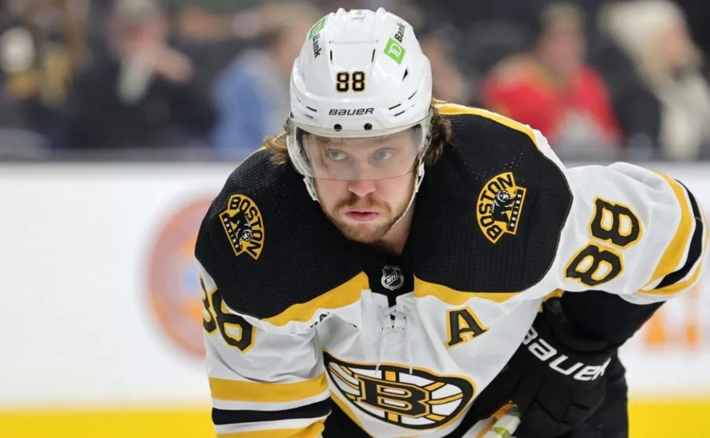 David Pastrnak of the Boston Bruins