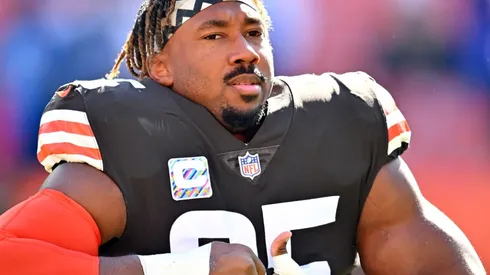 Myles Garrett had 16 sacks for the Browns last season