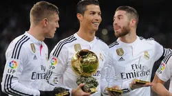 Toni Kroos, Cristiano Ronaldo, and Sergio Ramos