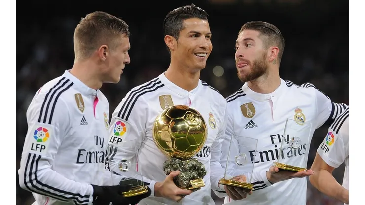 Toni Kroos, Cristiano Ronaldo, and Sergio Ramos