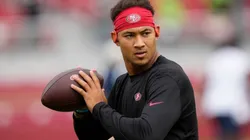 Trey Lance quarterback of the San Francisco 49ers
