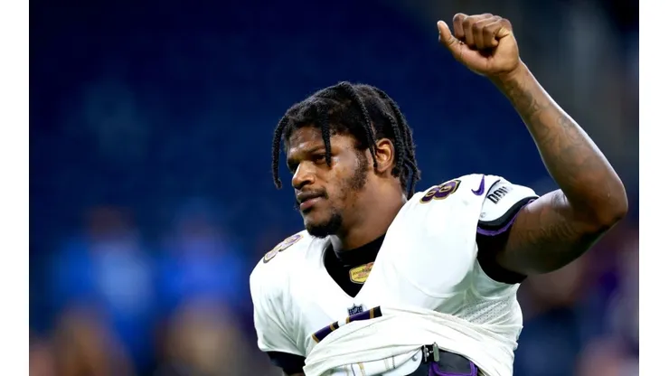 Lamar Jackson quarterback of the Baltimore Ravens