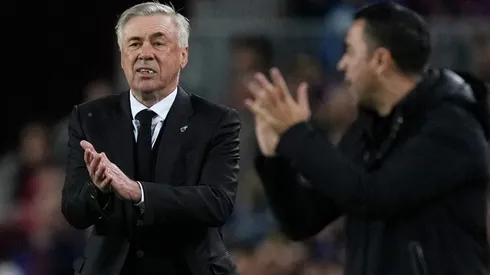 Carlo Ancelotti and Xavi Hernandez.