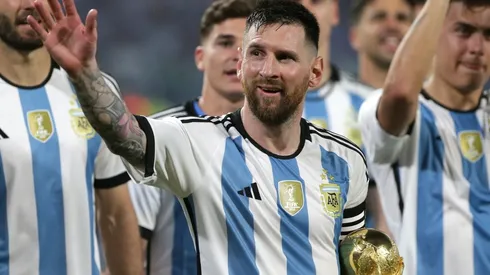 Lionel Messi of Argentina