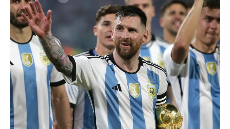 Lionel Messi of Argentina