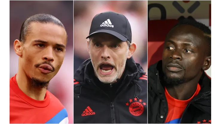 Leroy Sane, Thomas Tuchel, and Sadio Mane