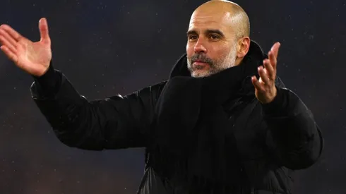 Manager Guardiola of Manchester City