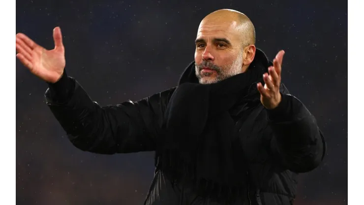 Manager Guardiola of Manchester City