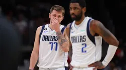 Luka Doncic and Kyrie Irving