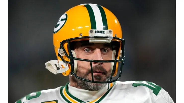 Aaron Rodgers with the Green Bay Packers