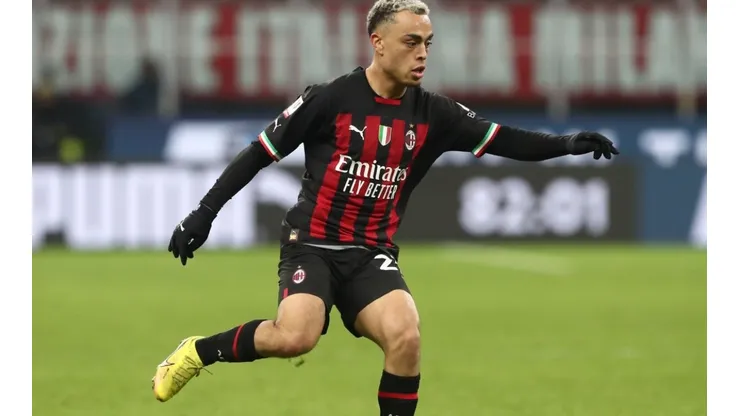 Sergino Dest of AC Milan