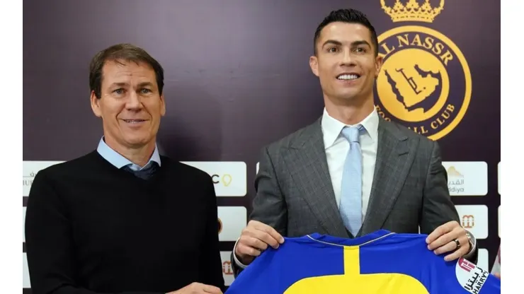 Rudi Garcia and Cristiano Ronaldo
