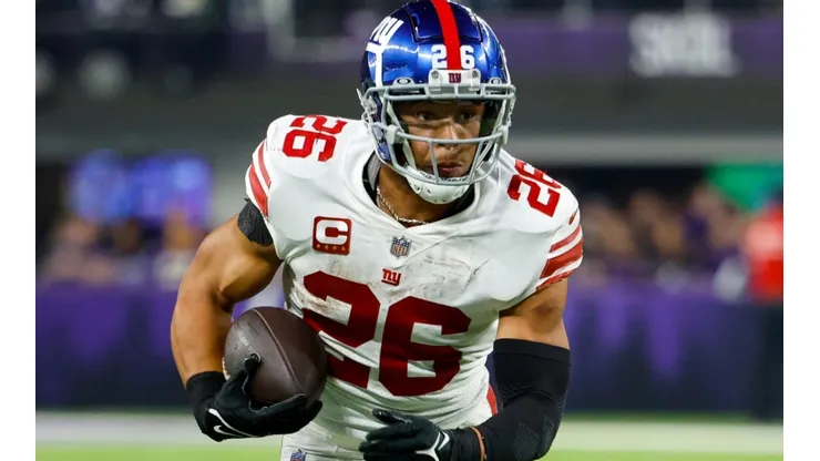 RB Saquon Barkley received the franchise tag from New York