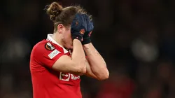 Marcel Sabitzer of Manchester United looks dejected during the UEFA Europa League quarterfinal