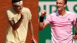 Taylor Fritz (left) and Jiri Lehecka (right)