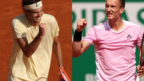 Taylor Fritz (left) and Jiri Lehecka (right)