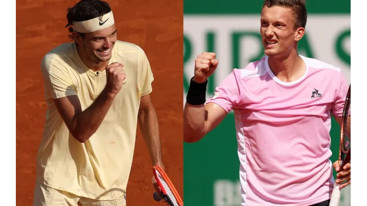 Taylor Fritz (left) and Jiri Lehecka (right)