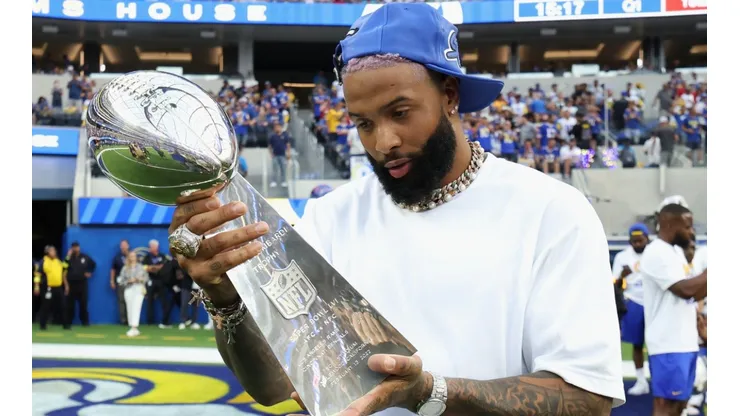 Odell Beckham Jr won the Super Bowl in the 2021 season