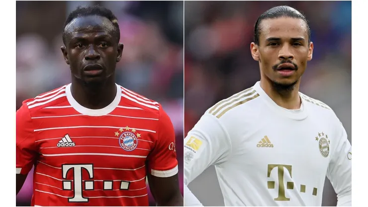 Sadio Mane and Leroy Sane of Bayern