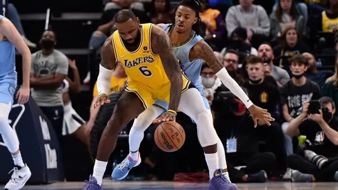 LeBron James and Ja Morant