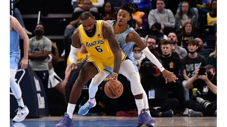 LeBron James and Ja Morant