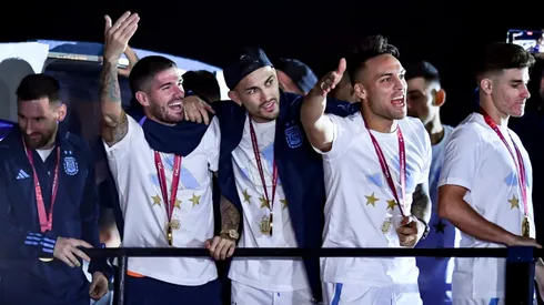 Argentina players at the World Cup