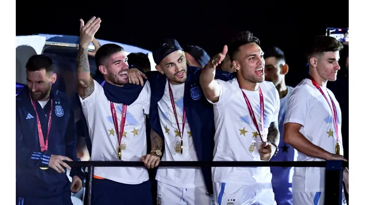 Argentina players at the World Cup
