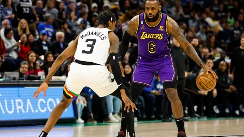 LeBron James against the Timberwolves.