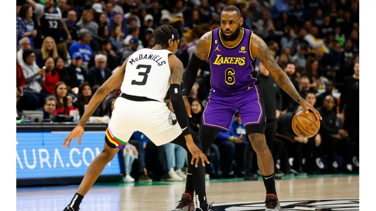LeBron James against the Timberwolves.