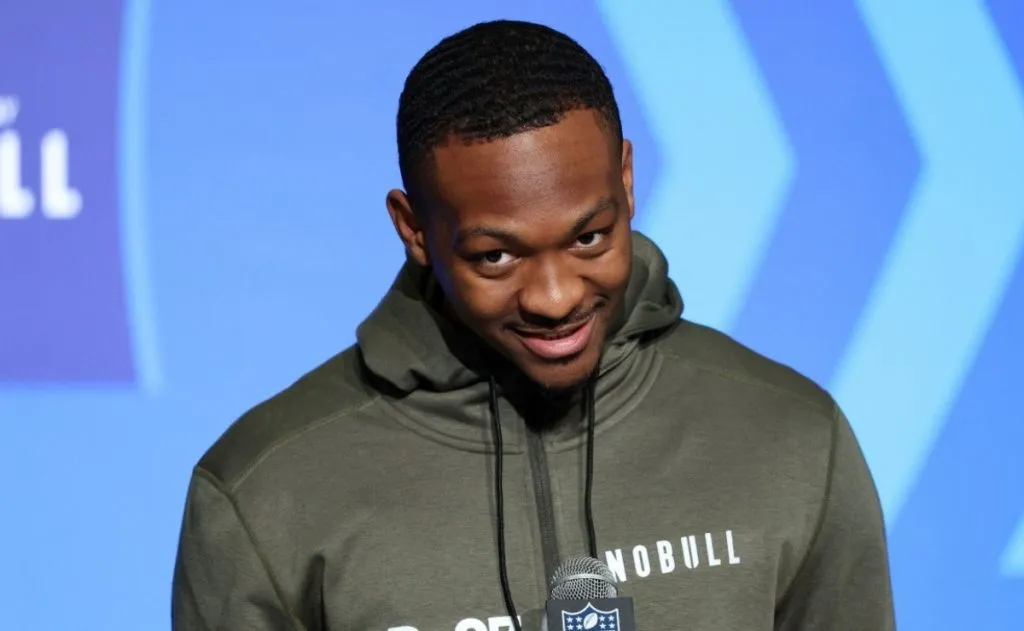 Hendon Hooker, backup quarterback for the Detroit Lions