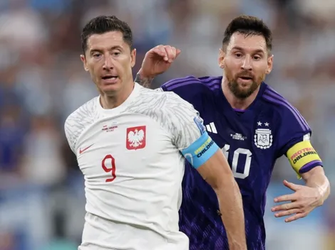 Robert Lewandowski reacts to Lionel Messi's possible return to Barcelona