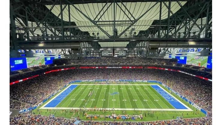 Ford Field during the football season