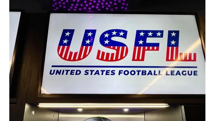 USFL logo during the easter celebration