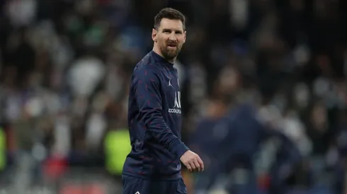 Lionel Messi with PSG